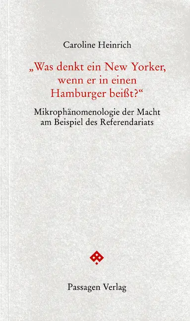 Cover: 9783851659962 | "Was denkt ein New Yorker, wenn er in einen Hamburger beißt?" | Buch