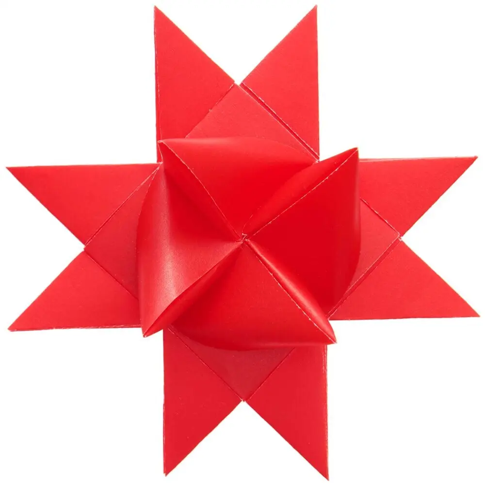 Fröbelsterne, Transparentpapier, rot FSC MIX