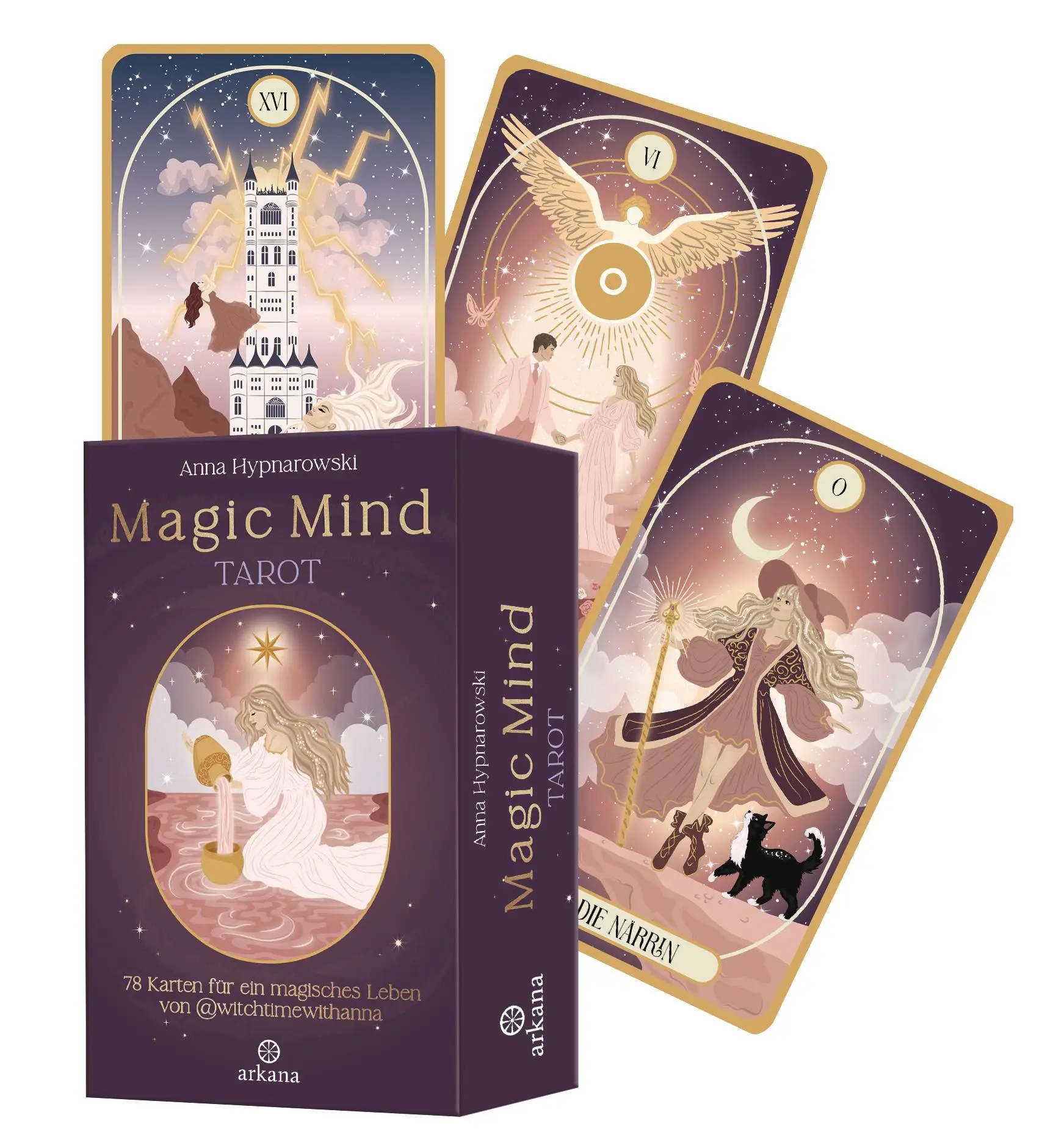 Cover: 4250938600063 | Magic Mind Tarot | Anna Hypnarowski | Box | 128 S. | Deutsch | 2025
