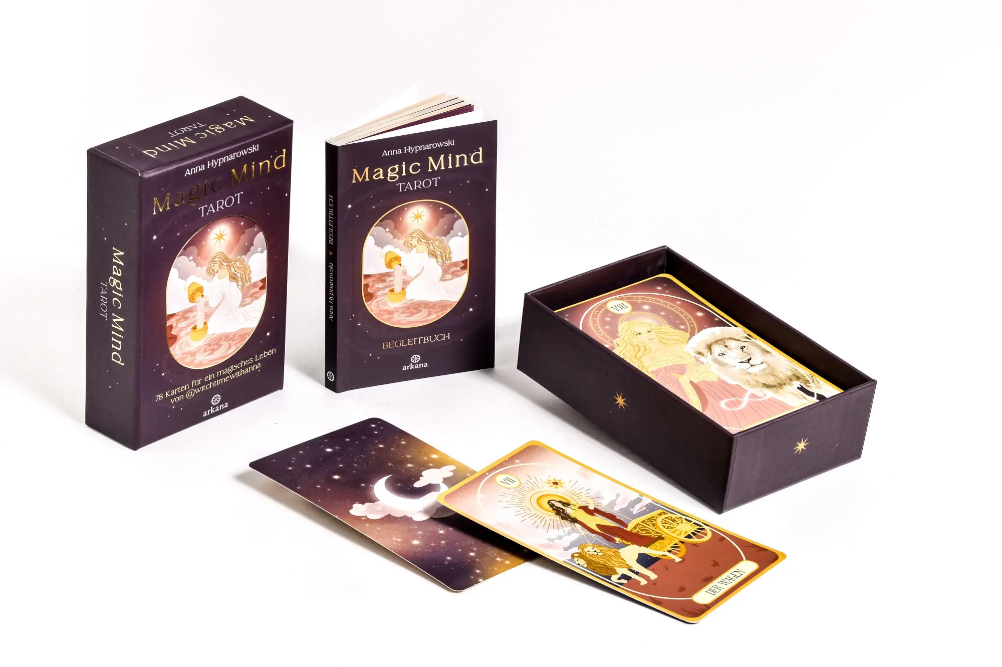 Bild: 4250938600063 | Magic Mind Tarot | Anna Hypnarowski | Box | 128 S. | Deutsch | 2025