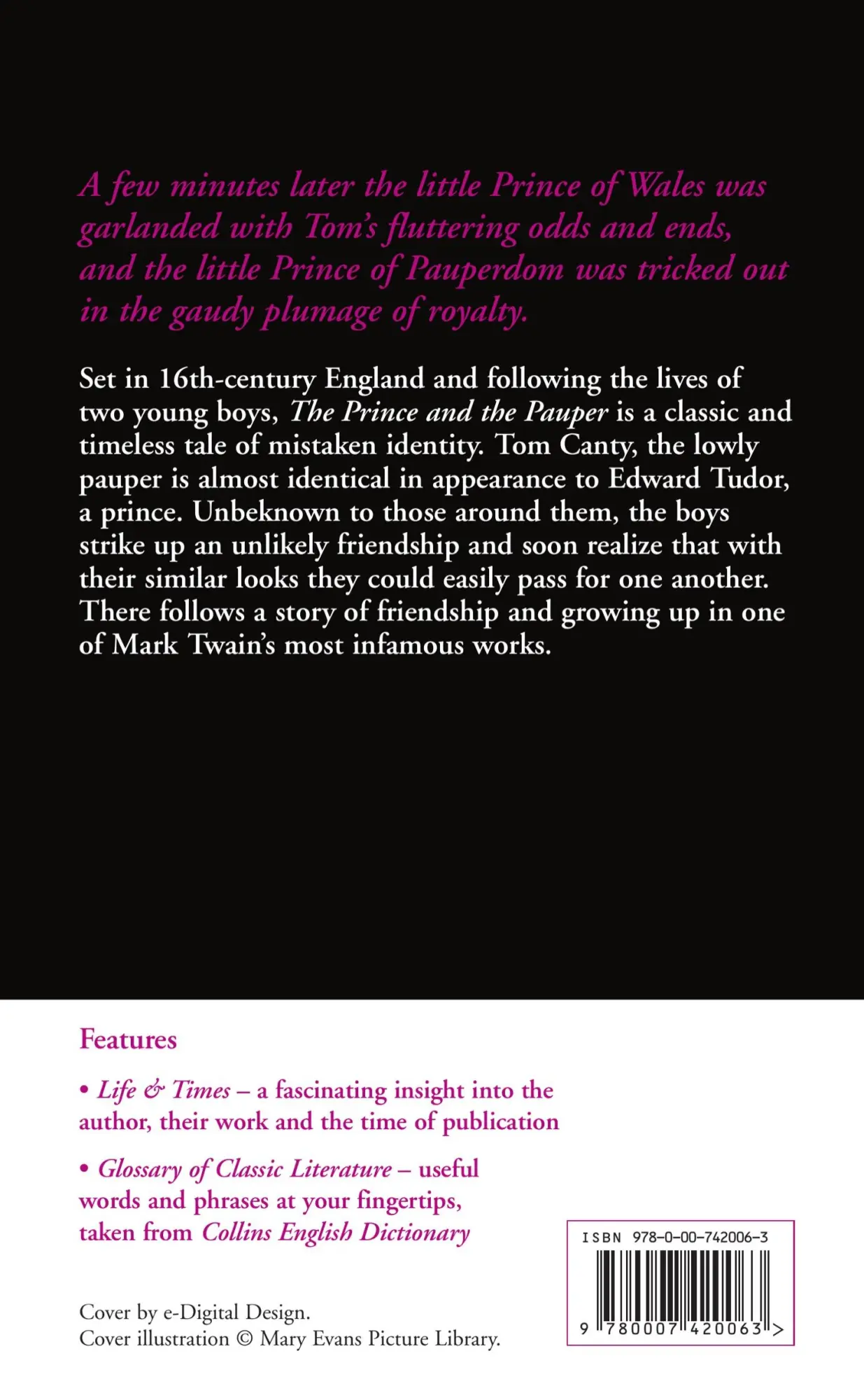 Rückseite: 9780007420063 | The Prince and the Pauper | Mark Twain | Taschenbuch | XII | Englisch