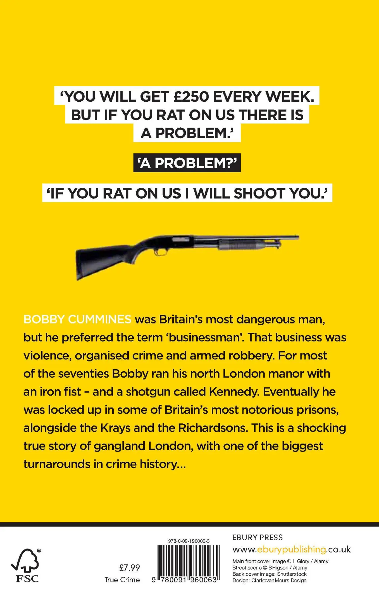 Rückseite: 9780091960063 | I Am Not A Gangster | Bobby Cummines | Taschenbuch | Englisch | 2015