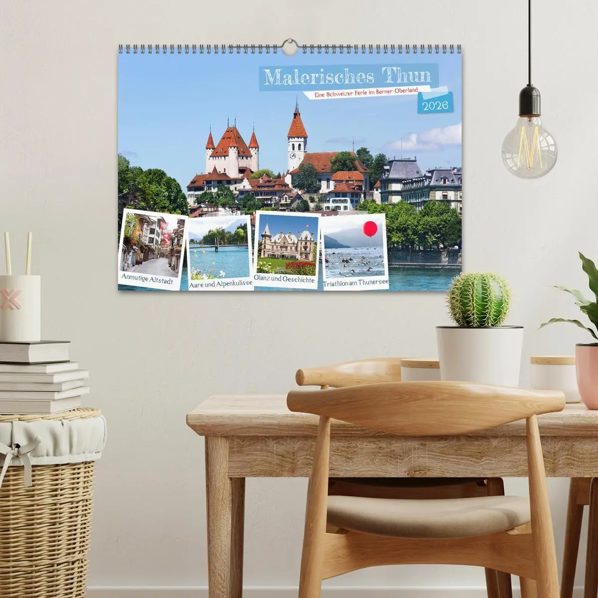 Bild: 9783457370063 | Malerisches Thun (Wandkalender 2026 DIN A3 quer), CALVENDO...