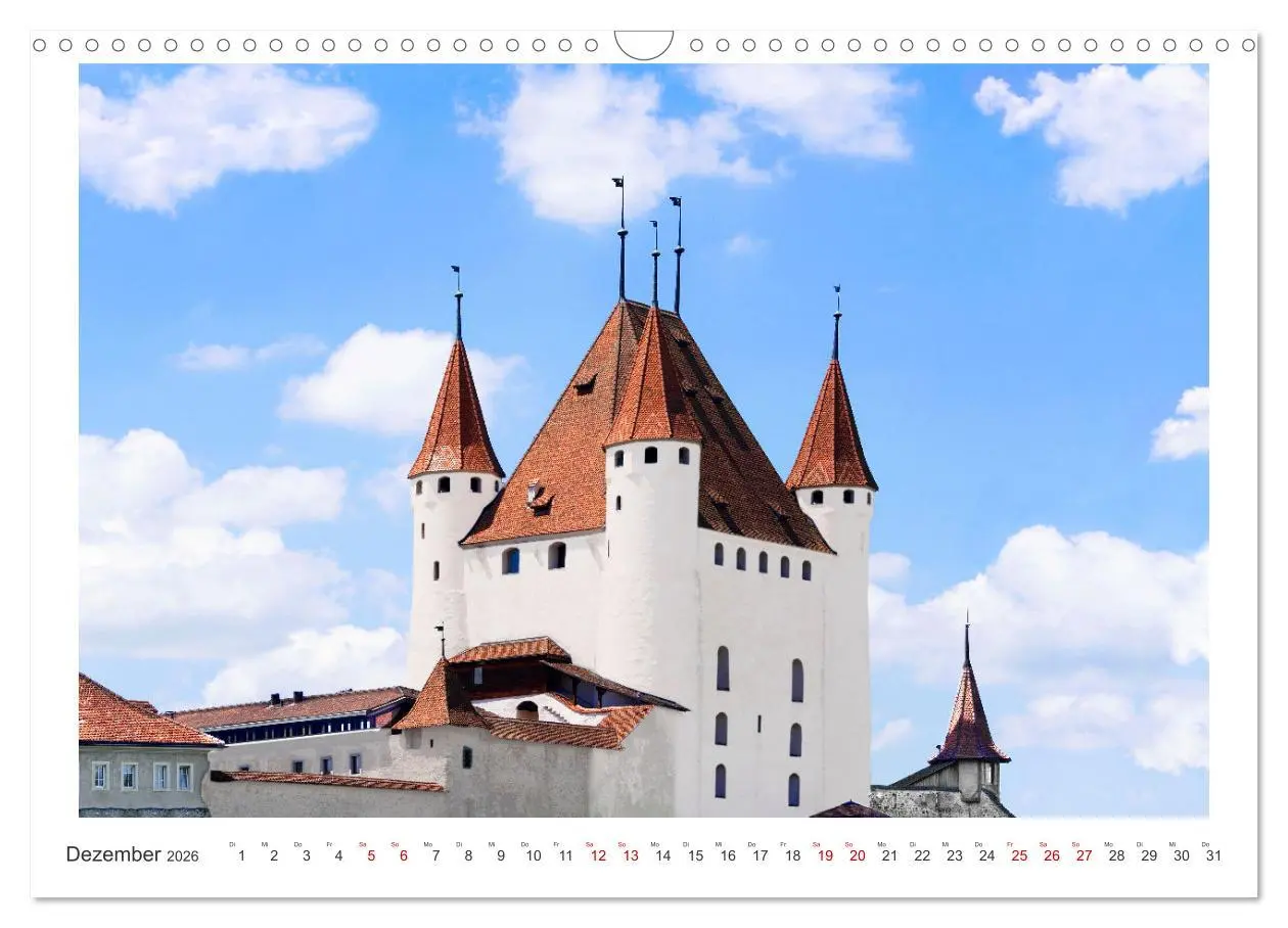 Bild: 9783457370063 | Malerisches Thun (Wandkalender 2026 DIN A3 quer), CALVENDO...