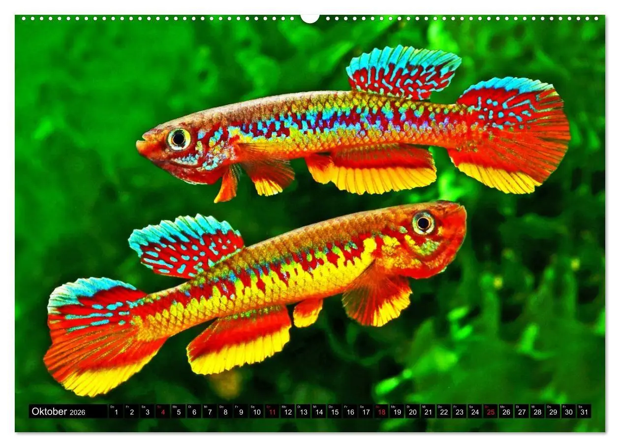 Bild: 9783457990063 | Bunte Fische der Welt - Killifische (Wandkalender 2026 DIN A2...
