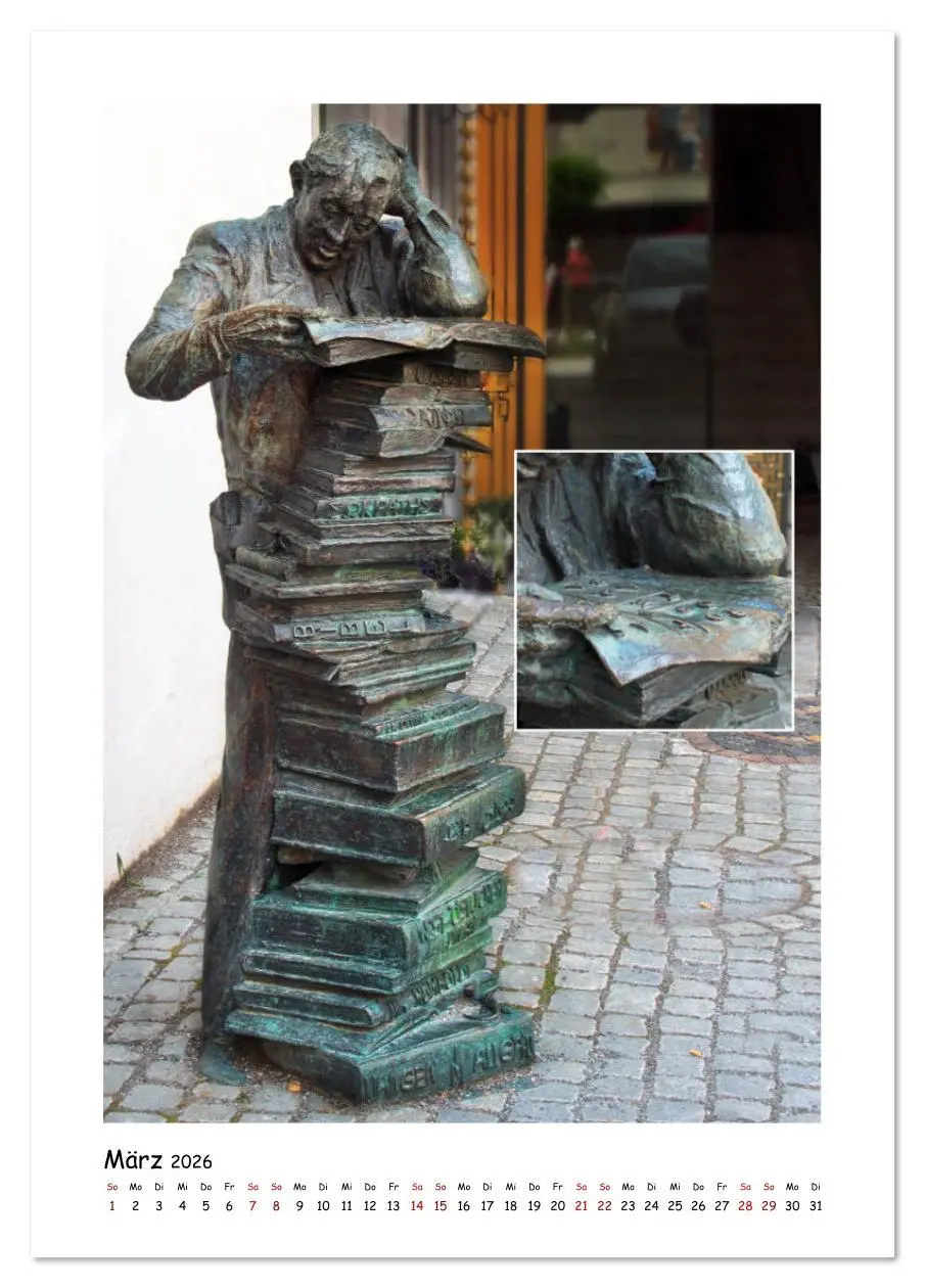 Bild: 9783516390063 | Wangen im Allgäu und seine schönen Brunnen (Tischkalender 2026 DIN...