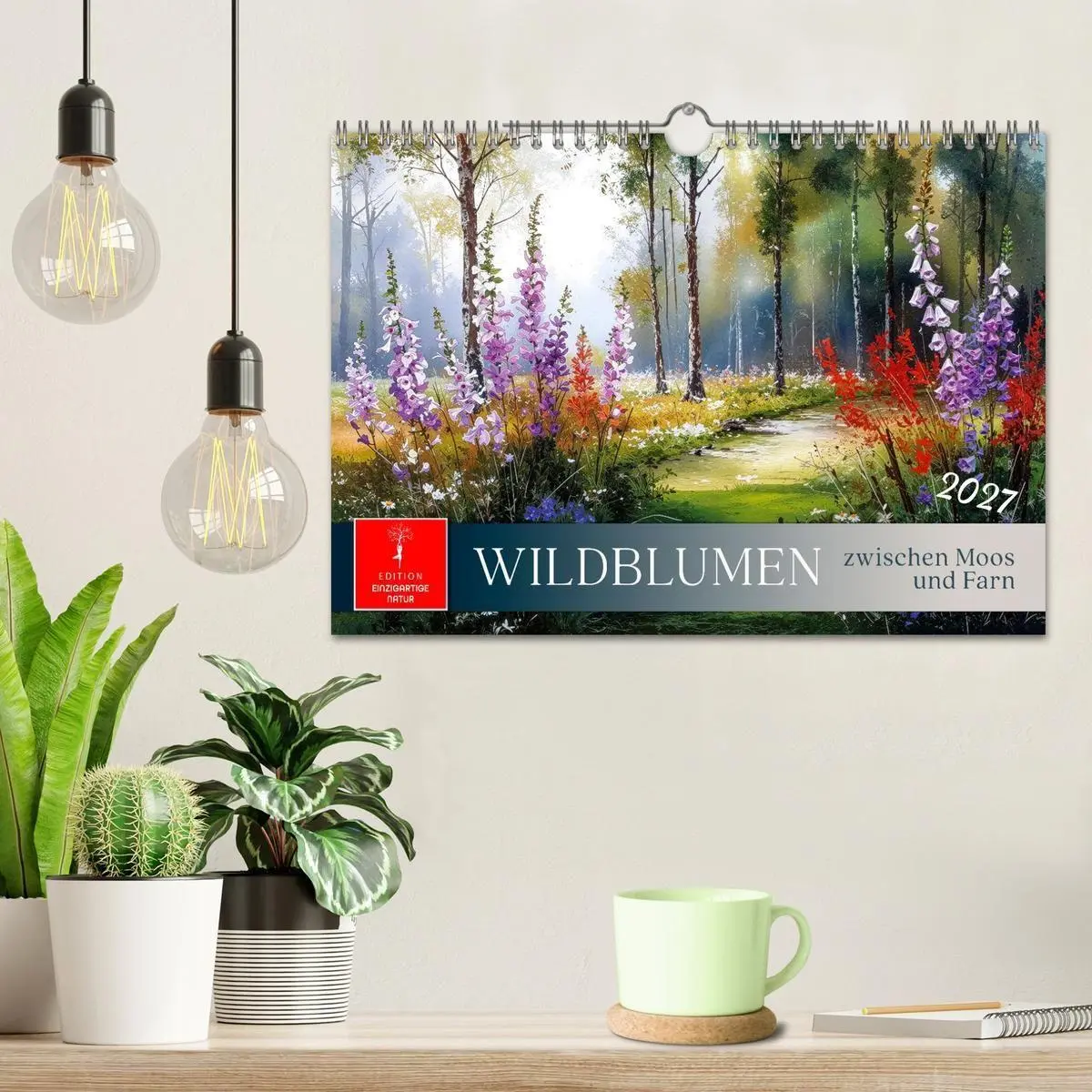 Bild: 9783516770063 | Wildblumen zwischen Moos und Farn (Wandkalender 2027 DIN A4 quer),...