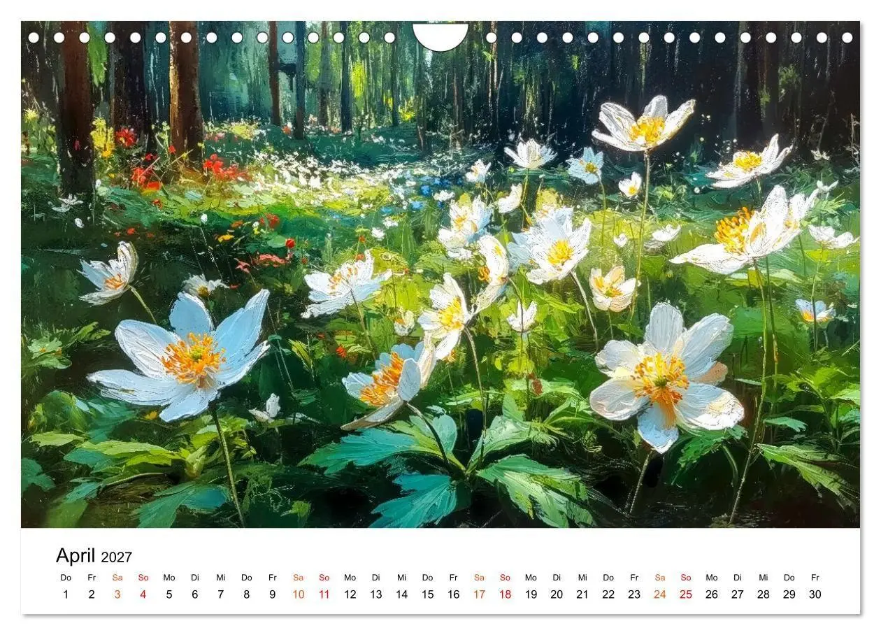 Bild: 9783516770063 | Wildblumen zwischen Moos und Farn (Wandkalender 2027 DIN A4 quer),...