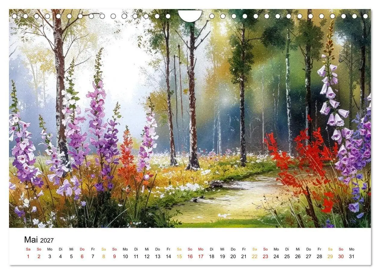 Bild: 9783516770063 | Wildblumen zwischen Moos und Farn (Wandkalender 2027 DIN A4 quer),...