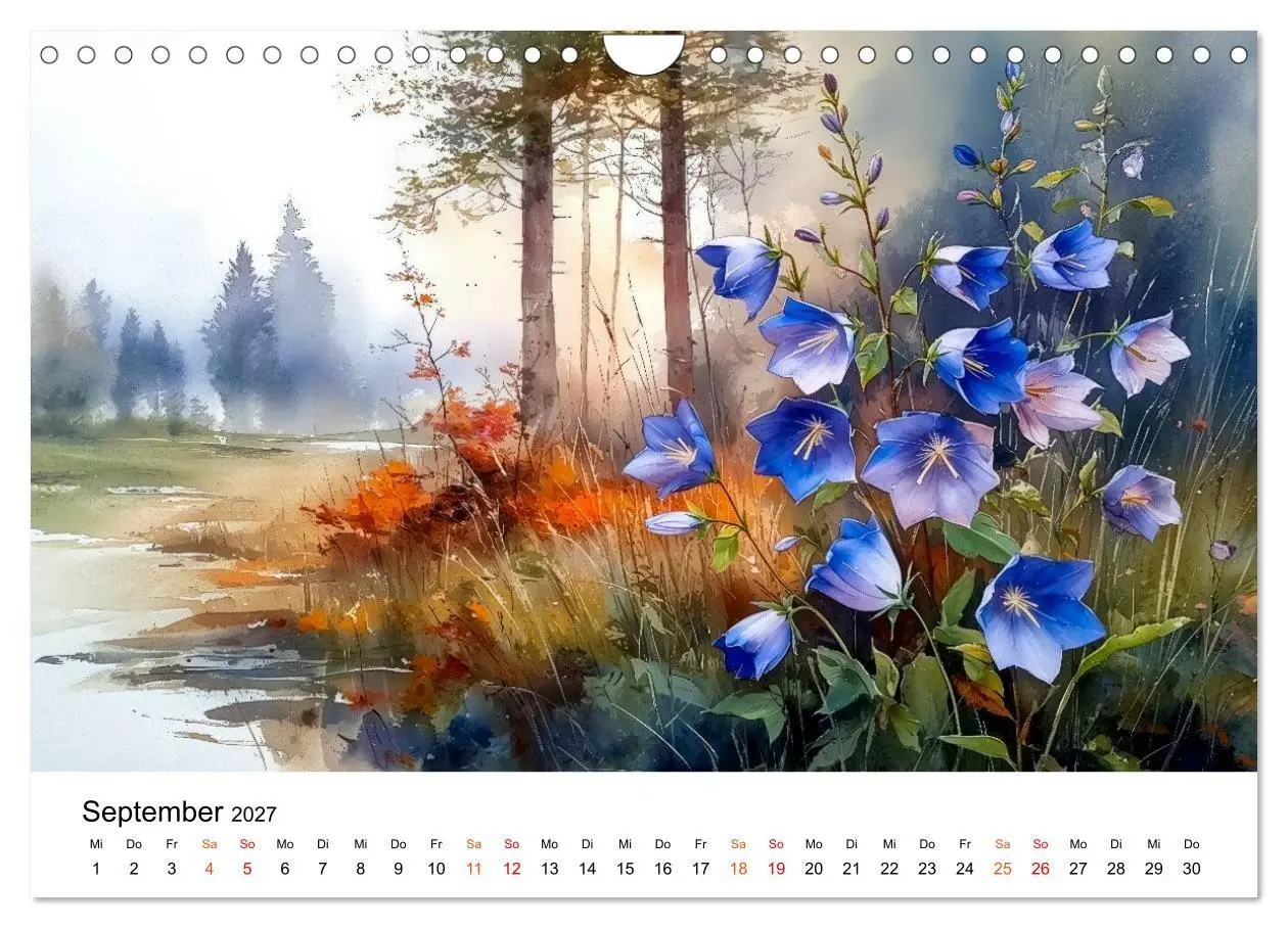 Bild: 9783516770063 | Wildblumen zwischen Moos und Farn (Wandkalender 2027 DIN A4 quer),...