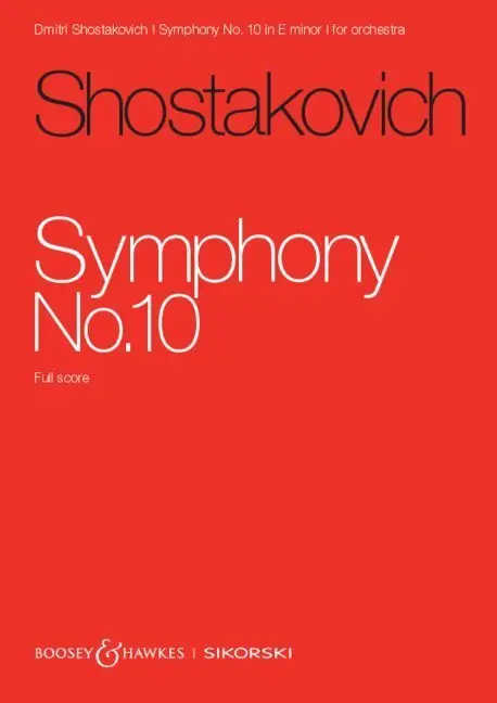 Cover: 9783689030063 | Sinfonie Nr. 10 | op. 93. Orchester. Studienpartitur. | Taschenbuch