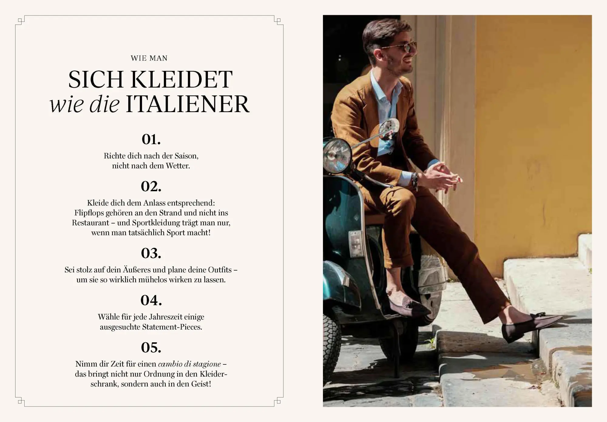 Bild: 9783791380063 | How to be Italian | Von der Kunst, italienisch zu leben | Pasquale