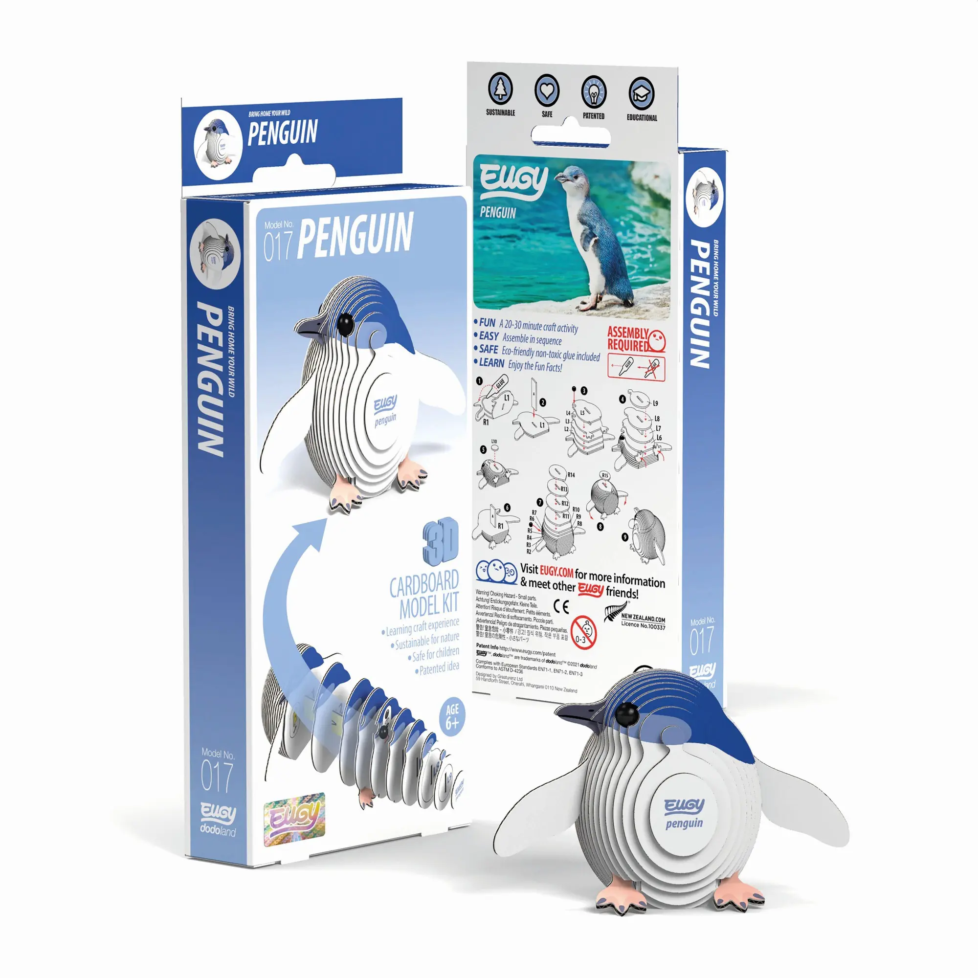 Cover: 9421035150163 | EUGY - 3D Bastelset Pinguin | Eugy | Kit (Bastelset) | 650017 | 2023