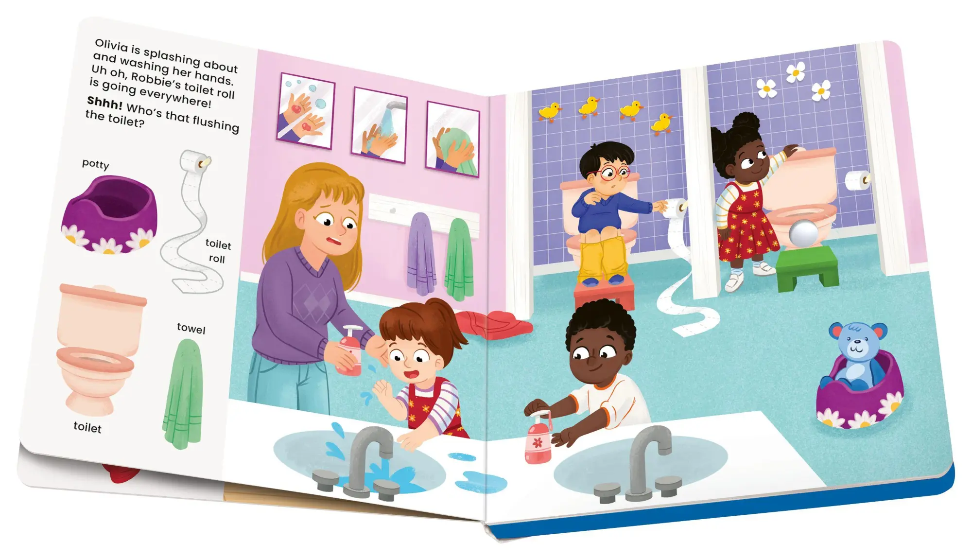 Bild: 9783380970163 | Play+ Shh ... who's there? In Nursery (sound book) | Maria Höck | Buch