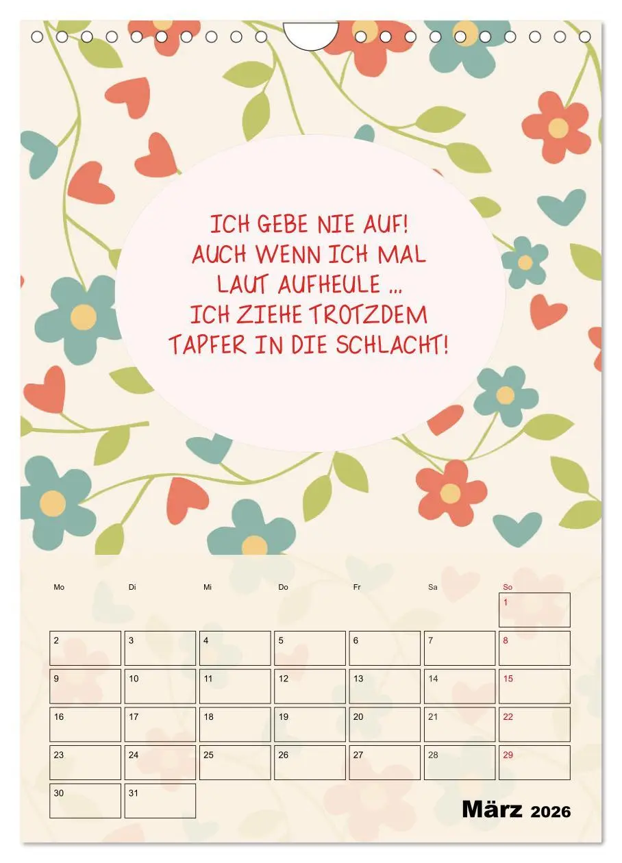 Bild: 9783516380163 | Königin über alles! Typokalender für starke Frauen (Wandkalender...