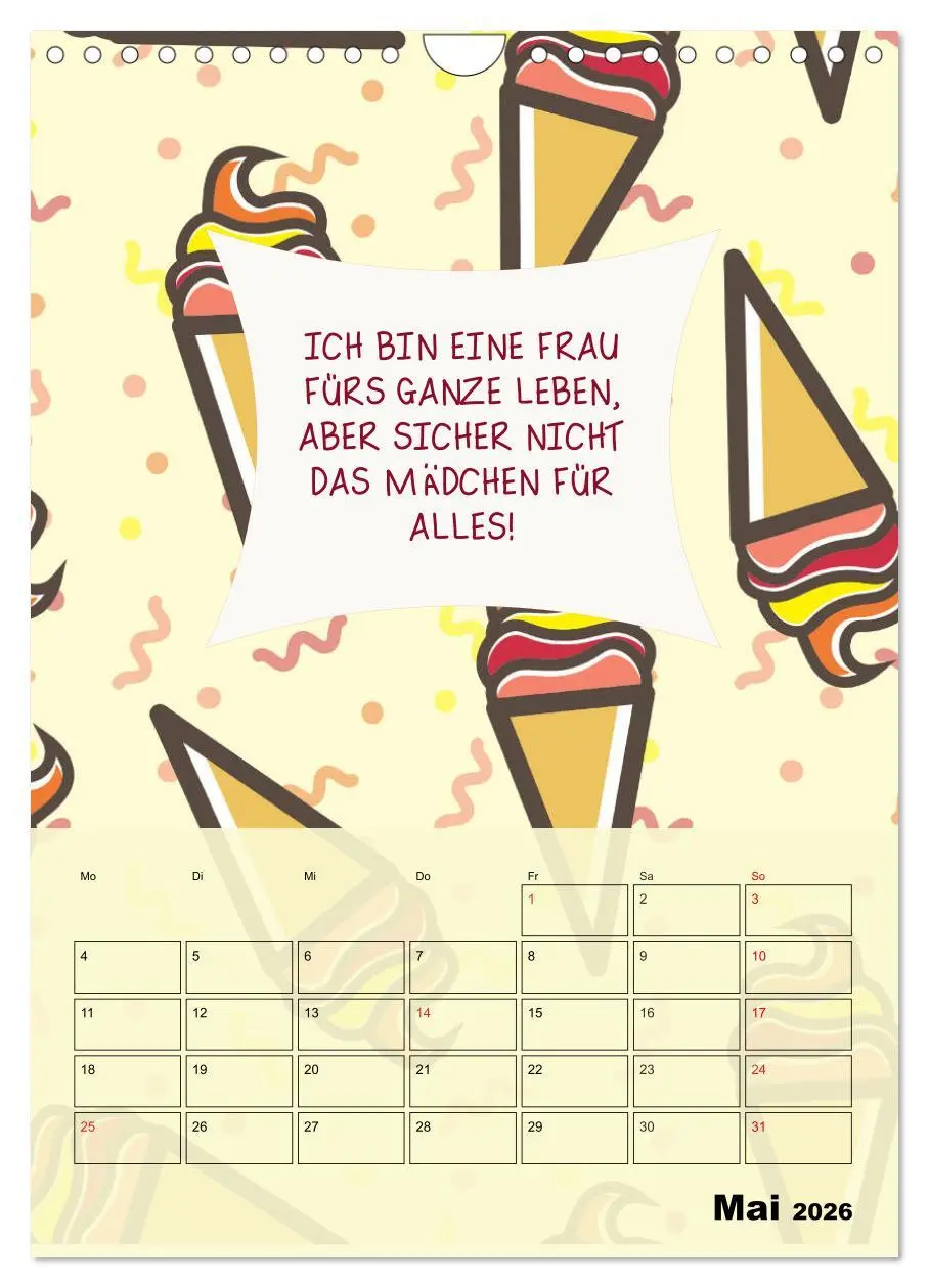 Bild: 9783516380163 | Königin über alles! Typokalender für starke Frauen (Wandkalender...
