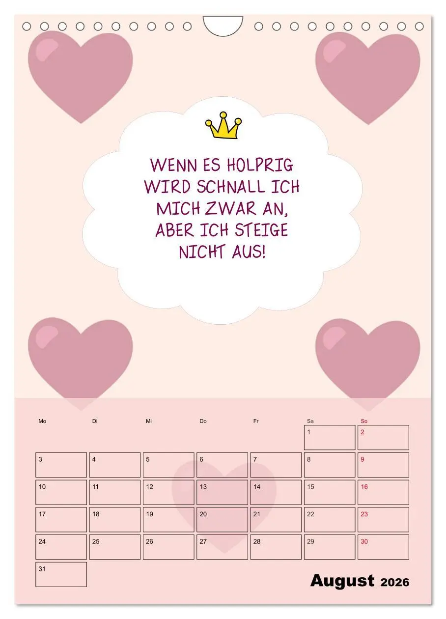 Bild: 9783516380163 | Königin über alles! Typokalender für starke Frauen (Wandkalender...