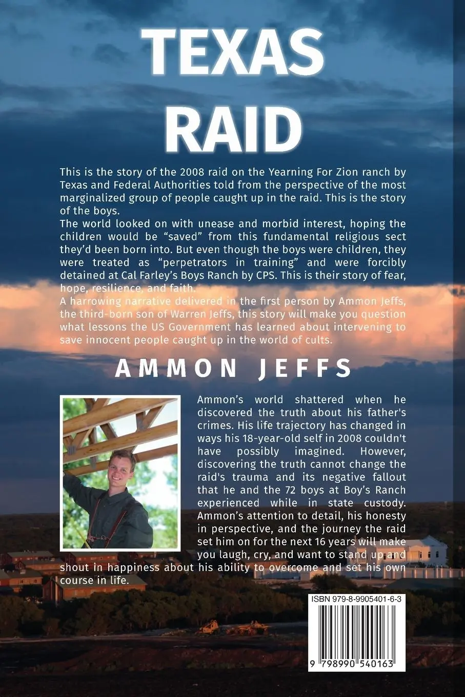 Rückseite: 9798990540163 | Texas Raid | Ammon Jeffs | Taschenbuch | Englisch | 2024 | Ammon Jeffs