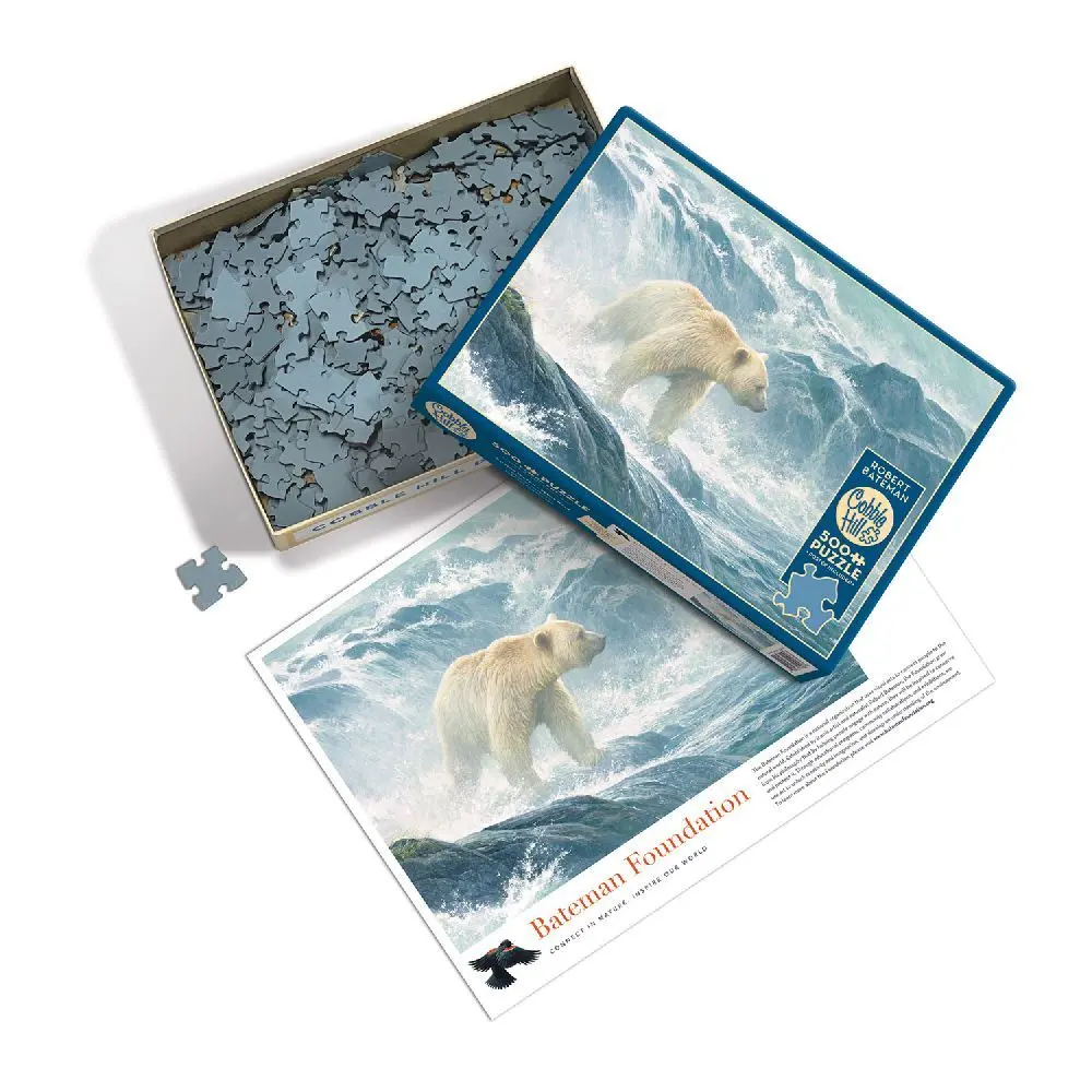 Bild: 625012450263 | Cobble Hill Kermodebär zwischen Wellen 500 Teile | Spiel | 3845026