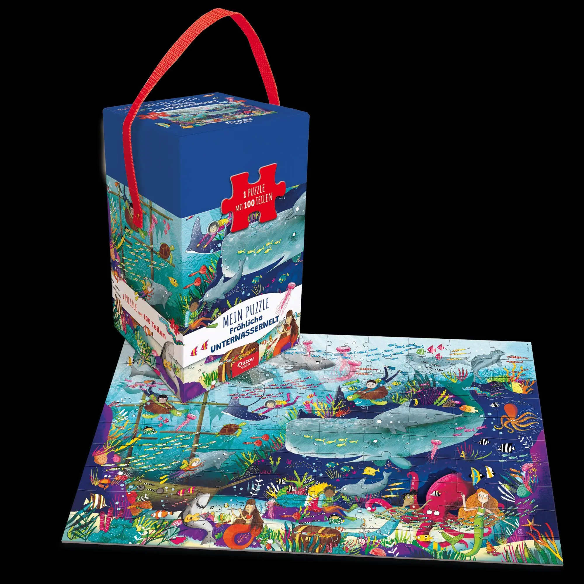 Bild: 3760354050263 | Auzou Mein Puzzle - Fröhliche Unterwasserwelt | Auzou | Spiel | 405026