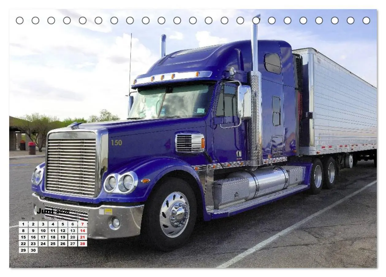 Bild: 9783457970263 | US-Trucks. Faszination Langhauber (Tischkalender 2026 DIN A5 quer),...