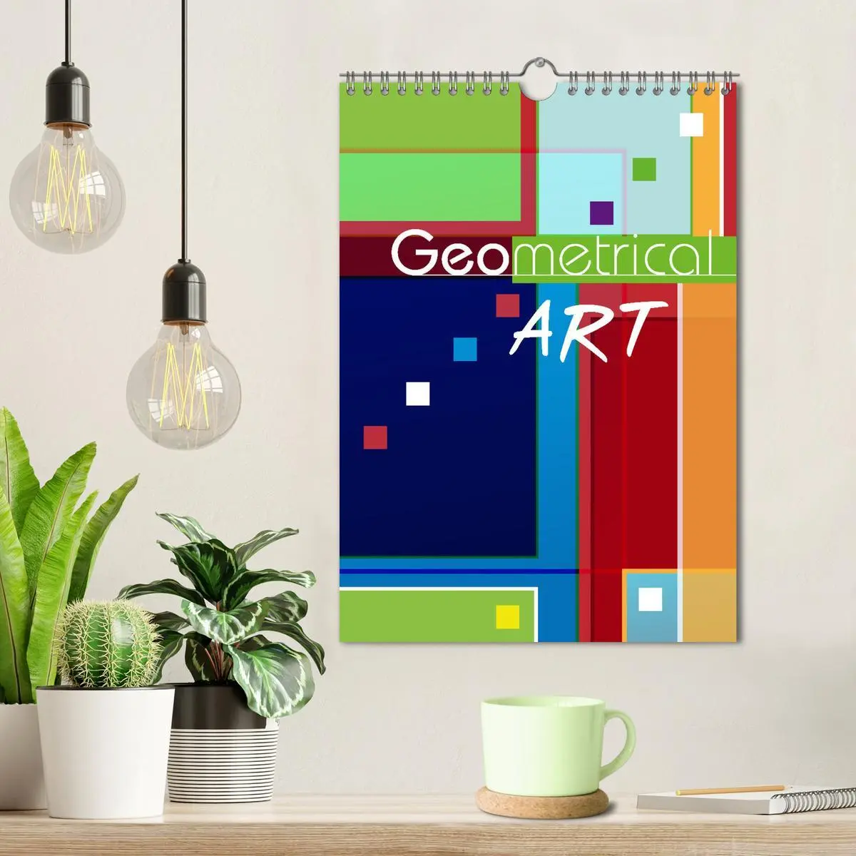 Bild: 9783516370263 | Geometrical ART (Wandkalender 2026 DIN A4 hoch), CALVENDO...