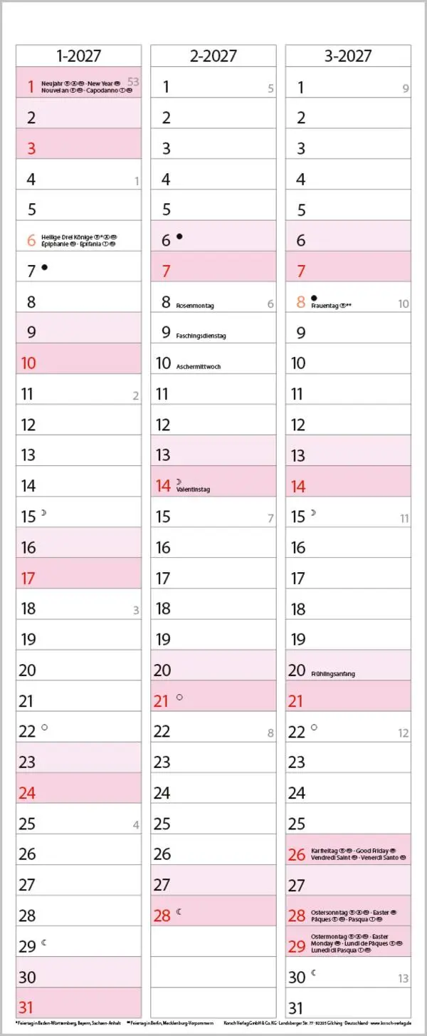 Bild: 9783731890263 | Auf Samtpfoten durch's Jahr 2026 | Verlag Korsch | Kalender | 14 S.