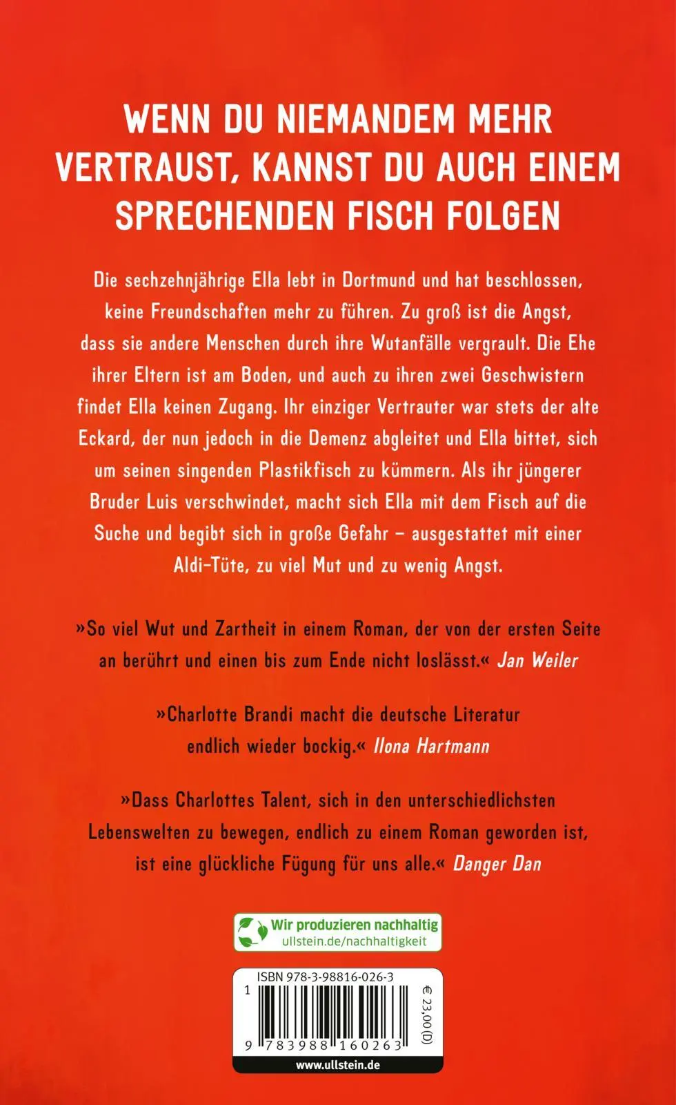 Rückseite: 9783988160263 | Fischtage | Charlotte Brandi | Buch | 304 S. | Deutsch | 2025