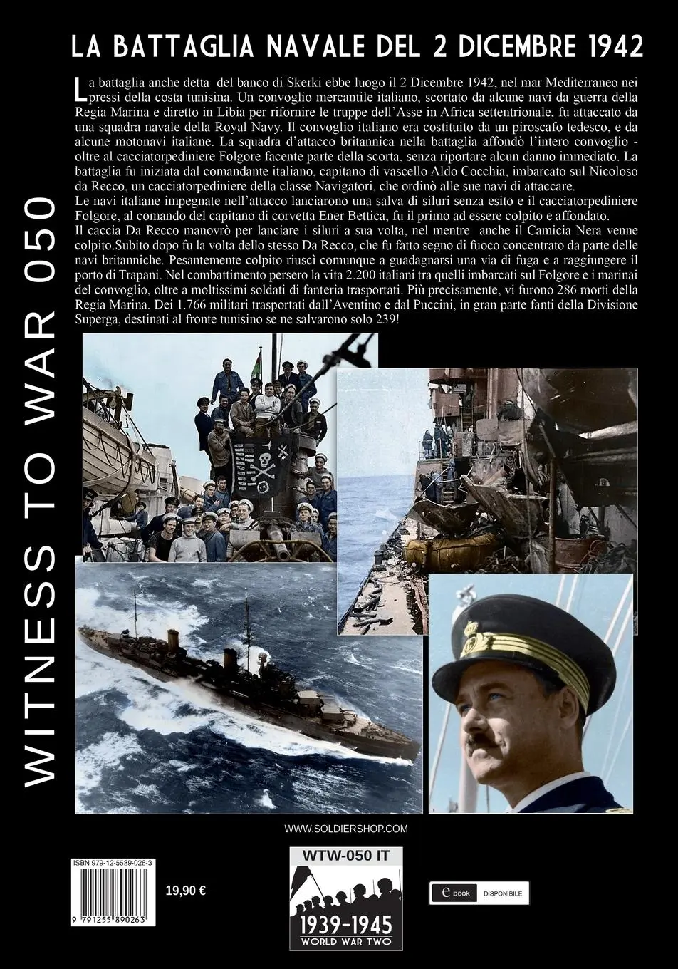 Rückseite: 9791255890263 | La battaglia navale del 2 dicembre 1942 nel canale di Sicilia | Buch