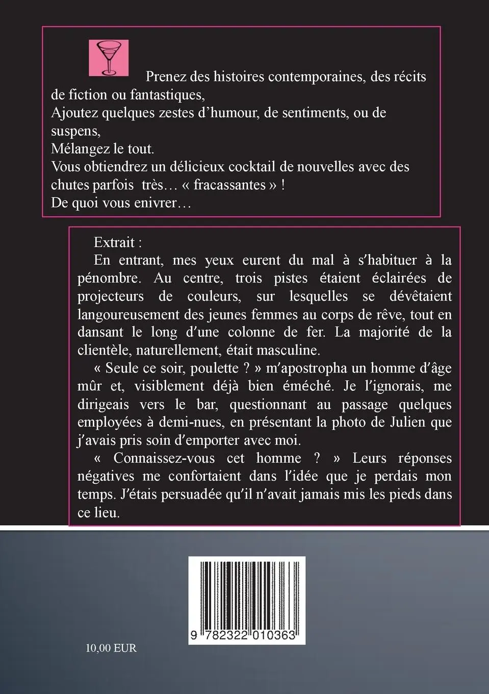 Rückseite: 9782322010363 | Cocktail pétillant | Sylvie Bascougnano | Taschenbuch | 200 S. | 2016