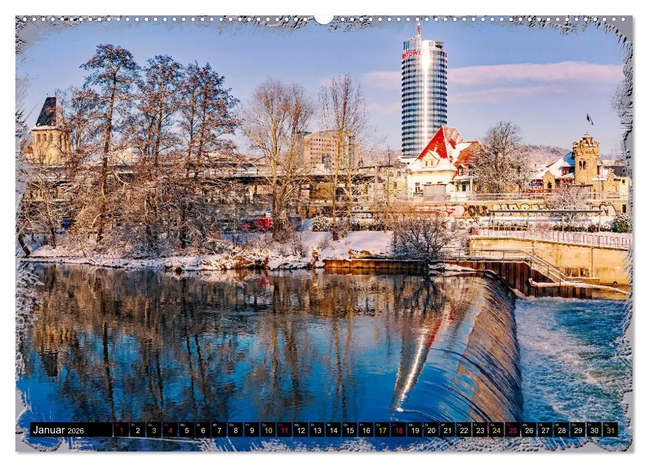Bild: 9783457410363 | Jena attraktiv (Wandkalender 2026 DIN A2 quer), CALVENDO...