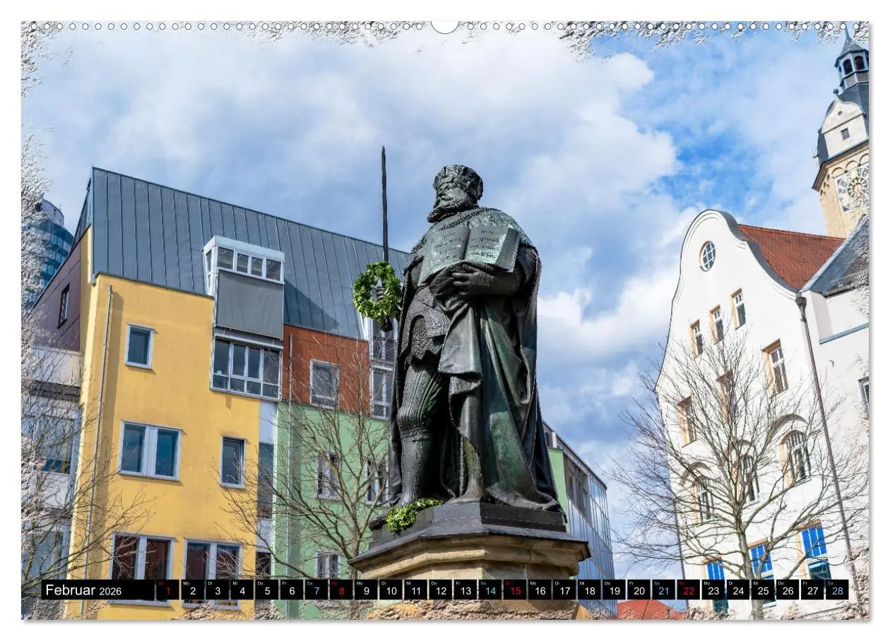 Bild: 9783457410363 | Jena attraktiv (Wandkalender 2026 DIN A2 quer), CALVENDO...