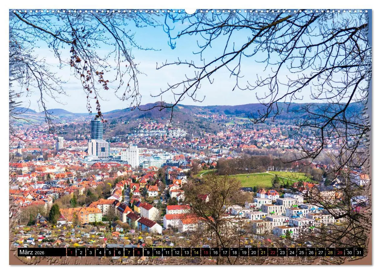 Bild: 9783457410363 | Jena attraktiv (Wandkalender 2026 DIN A2 quer), CALVENDO...