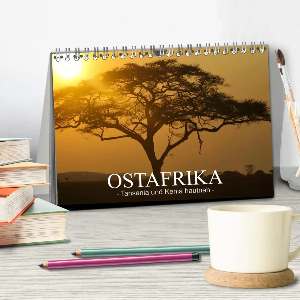Bild: 9783457650363 | Ostafrika - Tansania und Kenia hautnah (Tischkalender 2026 DIN A5...