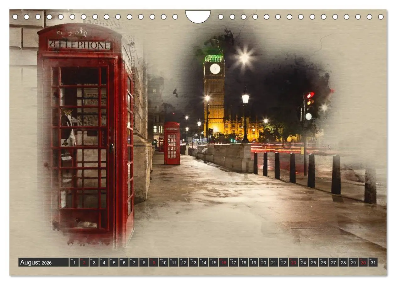 Bild: 9783457960363 | Traumhaftes London (Wandkalender 2026 DIN A4 quer), CALVENDO...
