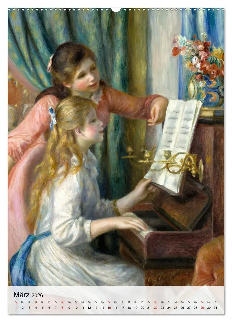 Bild: 9783516500363 | Die kleinen Musen des Monsieur Renoir (Wandkalender 2026 DIN A2...