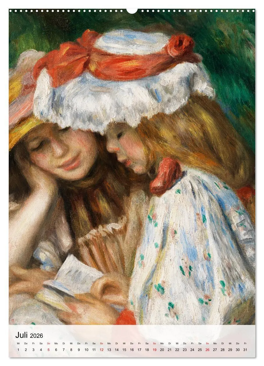 Bild: 9783516500363 | Die kleinen Musen des Monsieur Renoir (Wandkalender 2026 DIN A2...