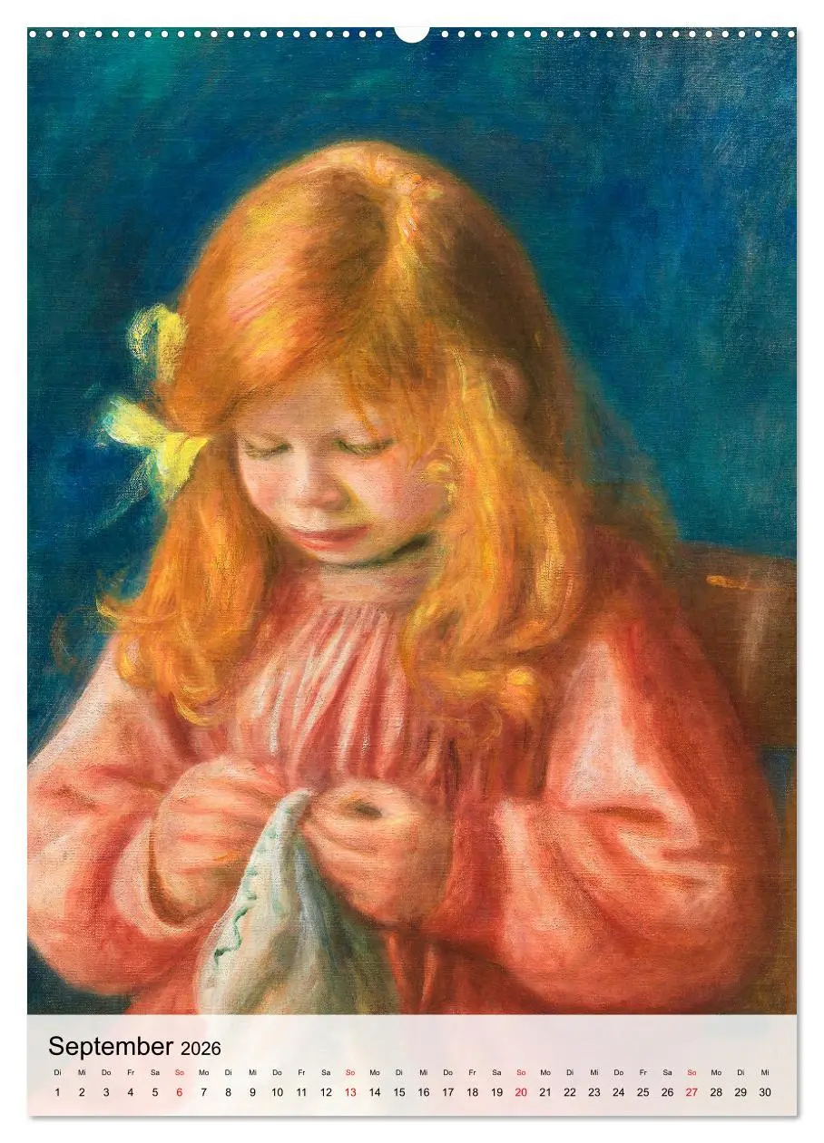 Bild: 9783516500363 | Die kleinen Musen des Monsieur Renoir (Wandkalender 2026 DIN A2...