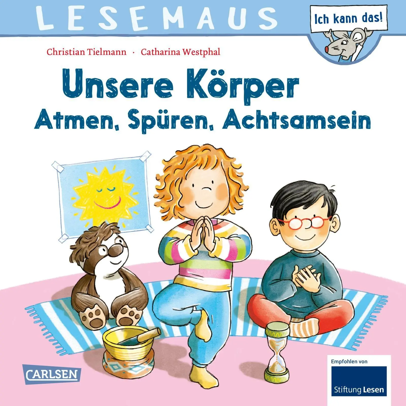 Cover: 9783551080363 | LESEMAUS 182: Unsere Körper - Atmen, Spüren, Achtsamsein | Tielmann