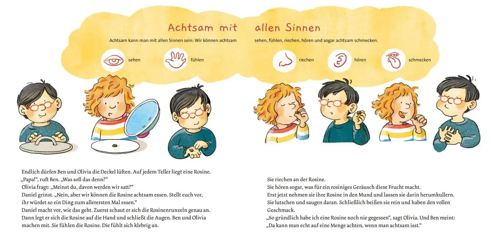 Bild: 9783551080363 | LESEMAUS 182: Unsere Körper - Atmen, Spüren, Achtsamsein | Tielmann
