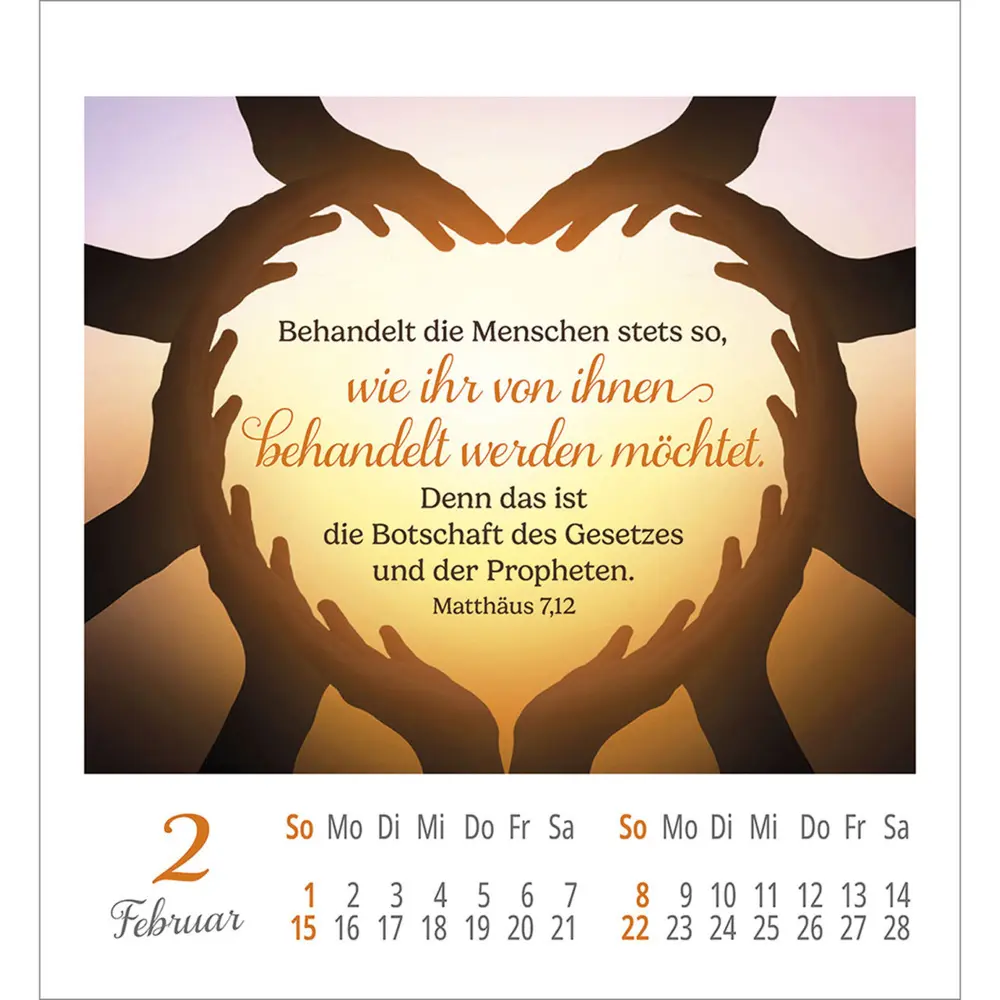Bild: 9783754890363 | Lieblingsworte umgeben dich 2026 | Aufkleber-Kalender | Kalender