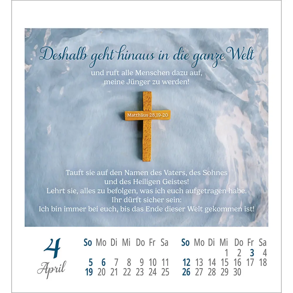 Bild: 9783754890363 | Lieblingsworte umgeben dich 2026 | Aufkleber-Kalender | Kalender