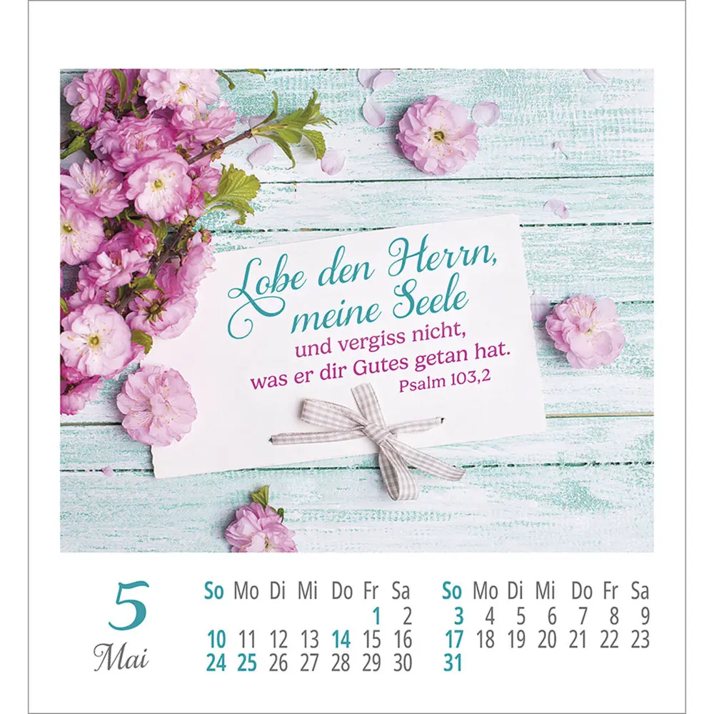 Bild: 9783754890363 | Lieblingsworte umgeben dich 2026 | Aufkleber-Kalender | Kalender