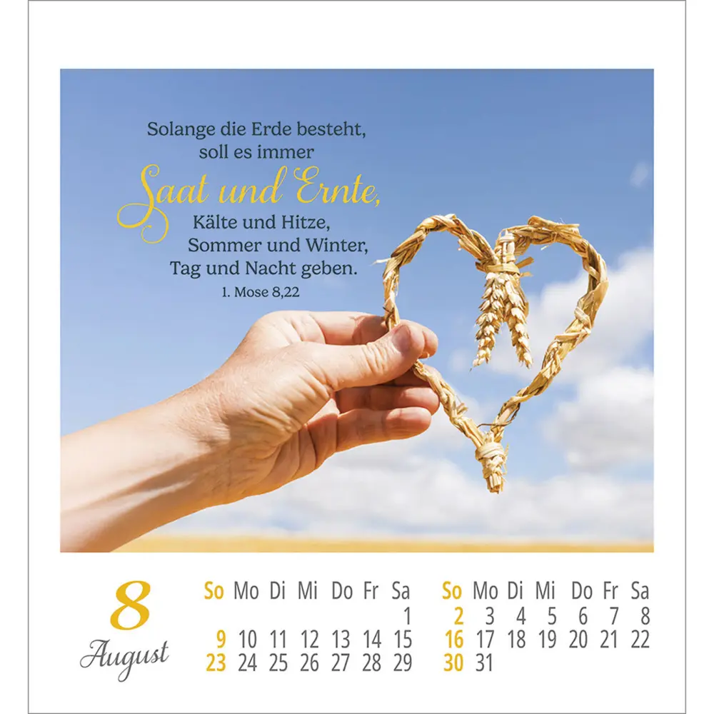 Bild: 9783754890363 | Lieblingsworte umgeben dich 2026 | Aufkleber-Kalender | Kalender