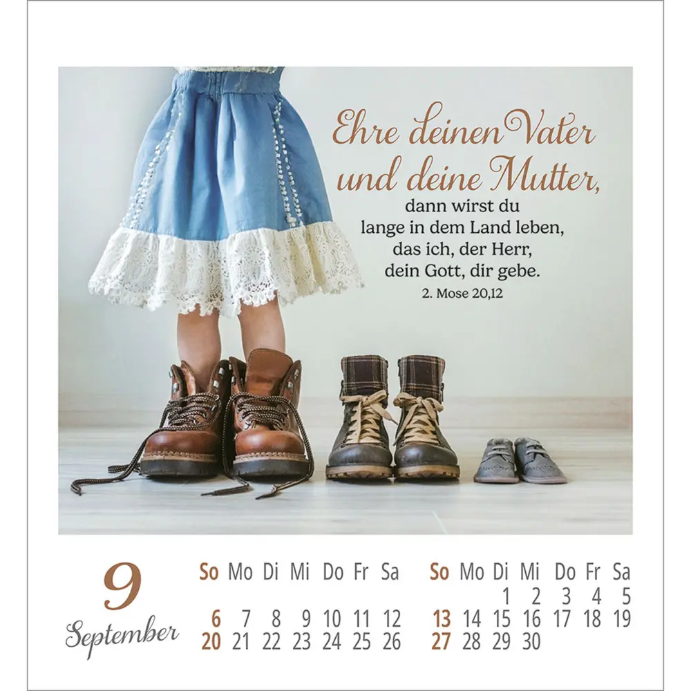 Bild: 9783754890363 | Lieblingsworte umgeben dich 2026 | Aufkleber-Kalender | Kalender