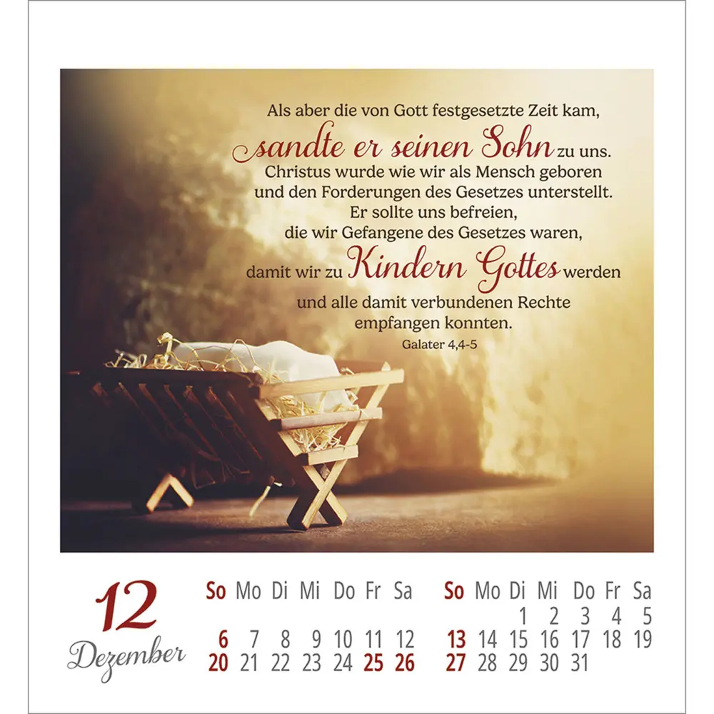 Bild: 9783754890363 | Lieblingsworte umgeben dich 2026 | Aufkleber-Kalender | Kalender
