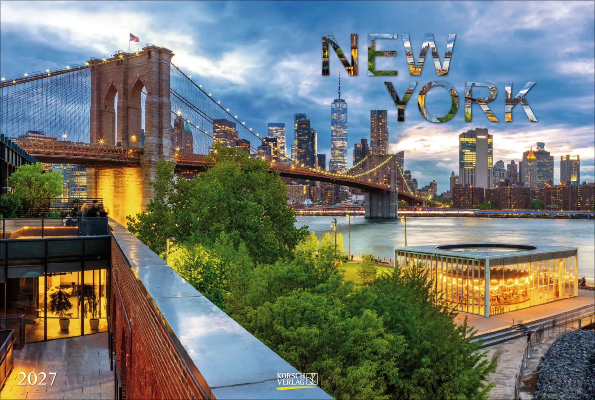 Cover: 9783819300363 | New York 2027 | Verlag Korsch | Kalender | Spiralbindung | 14 S.