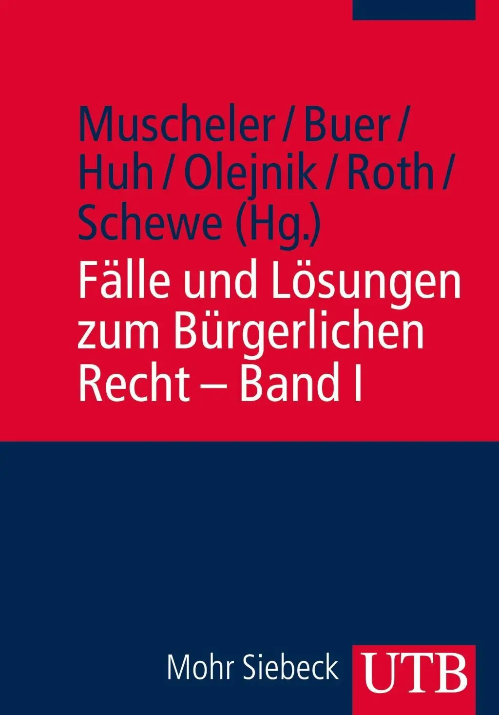 Cover: 9783825240363 | Fälle und Lösungen zum Bürgerlichen Recht | Karlheinz Muscheler | Buch