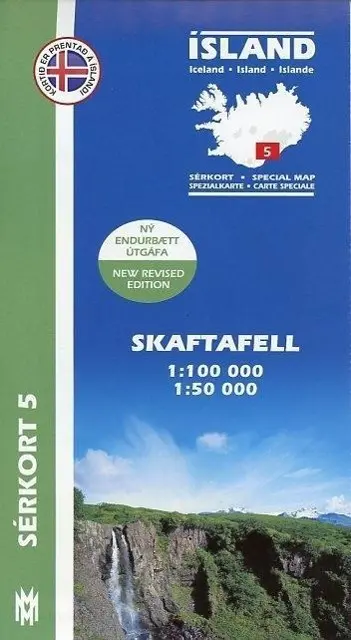 Cover: 9789979330363 | Island Serkort 05 Skaftafell 1 : 100 000 | (Land-)Karte | Isländisch