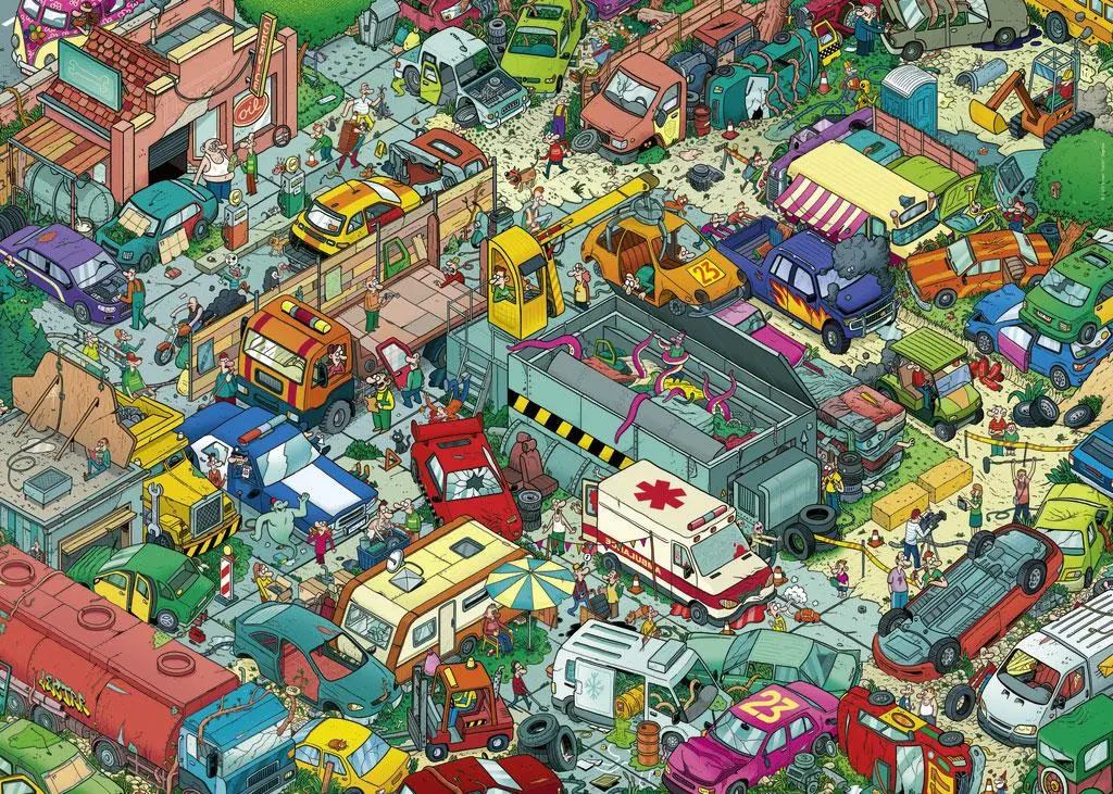 Bild: 4001689300463 | Car Cemetery | 1000 Teile | Steven Degryse | Spiel | 30046 | Deutsch
